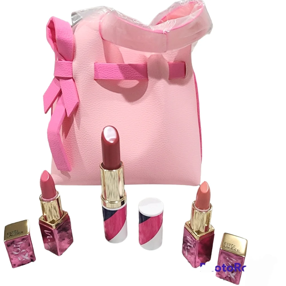 Estée Lauder Pure Color Envy Lipstick 💄 And Cosmetic Bag 🎒 Bundle